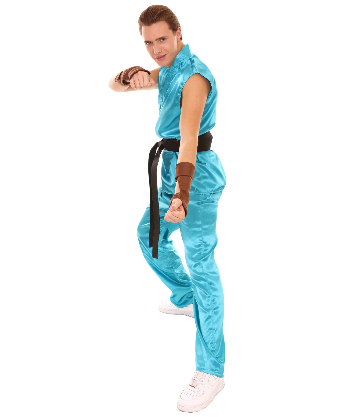 Tiffany Blue Men's Karate Fancy Costume