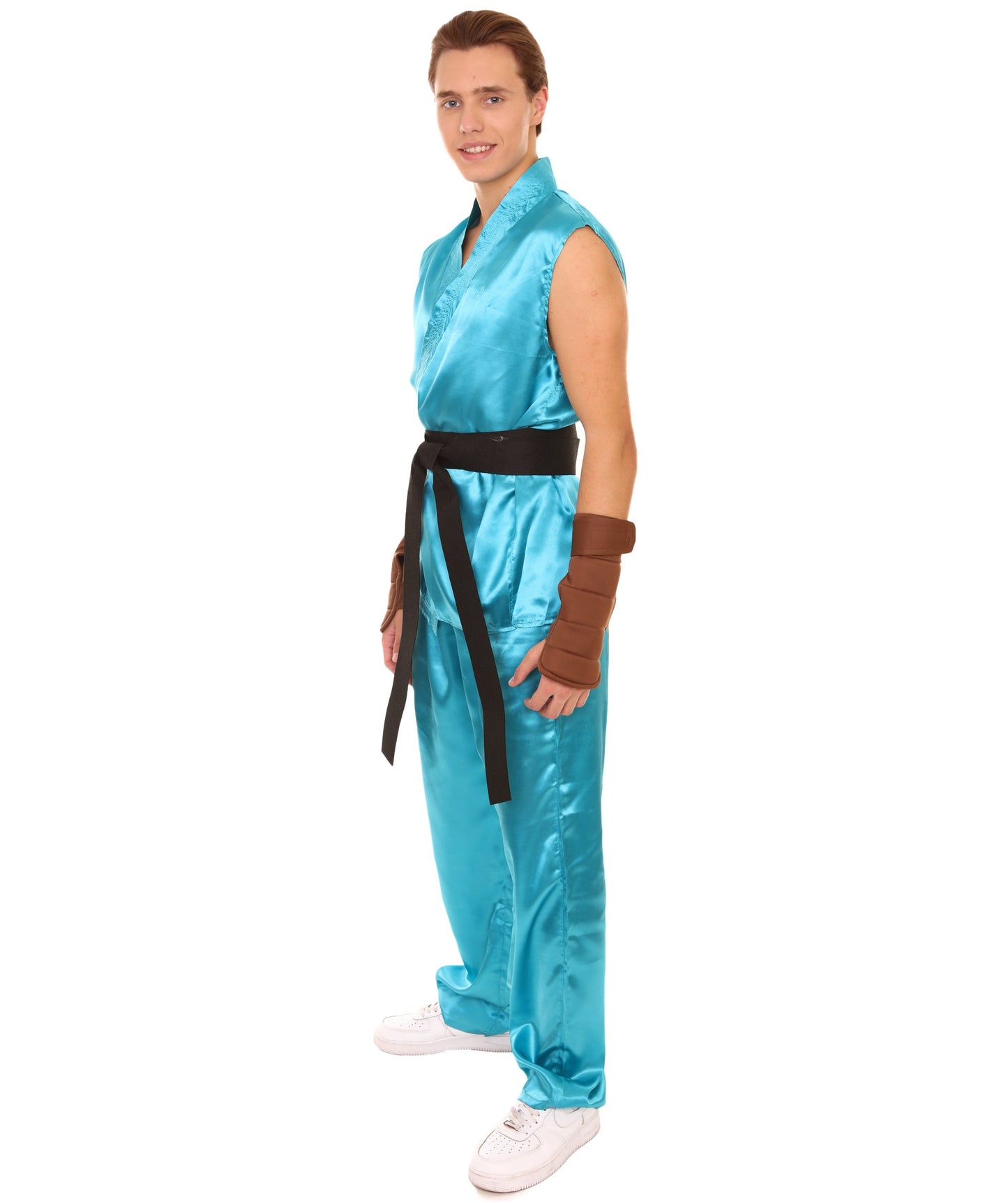 Tiffany Blue Men's Karate Fancy Costume