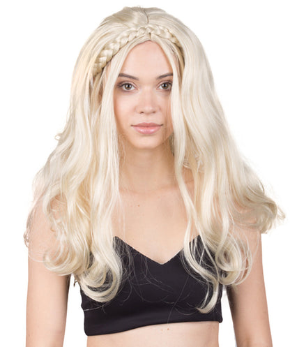 Blonde Earth Angel Wavy Medium Length Trendy Wig