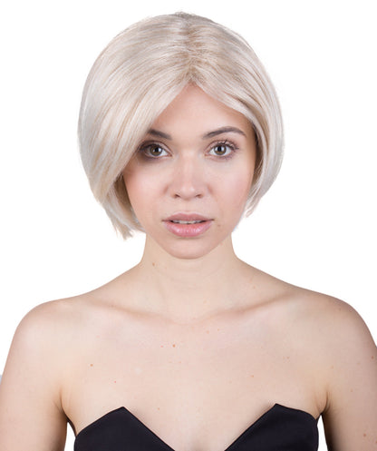 Blonde Color Straight Short Halloween Trendy Bob Wig