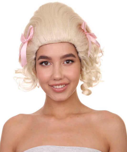 French Colonial Marie Antoinette Blonde Wig