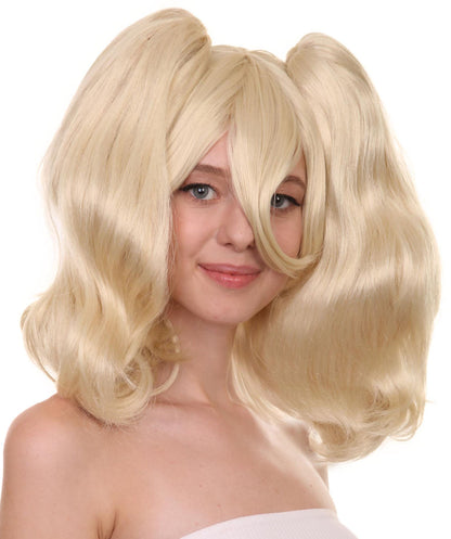 Women’s Superhero Pigtails Wig