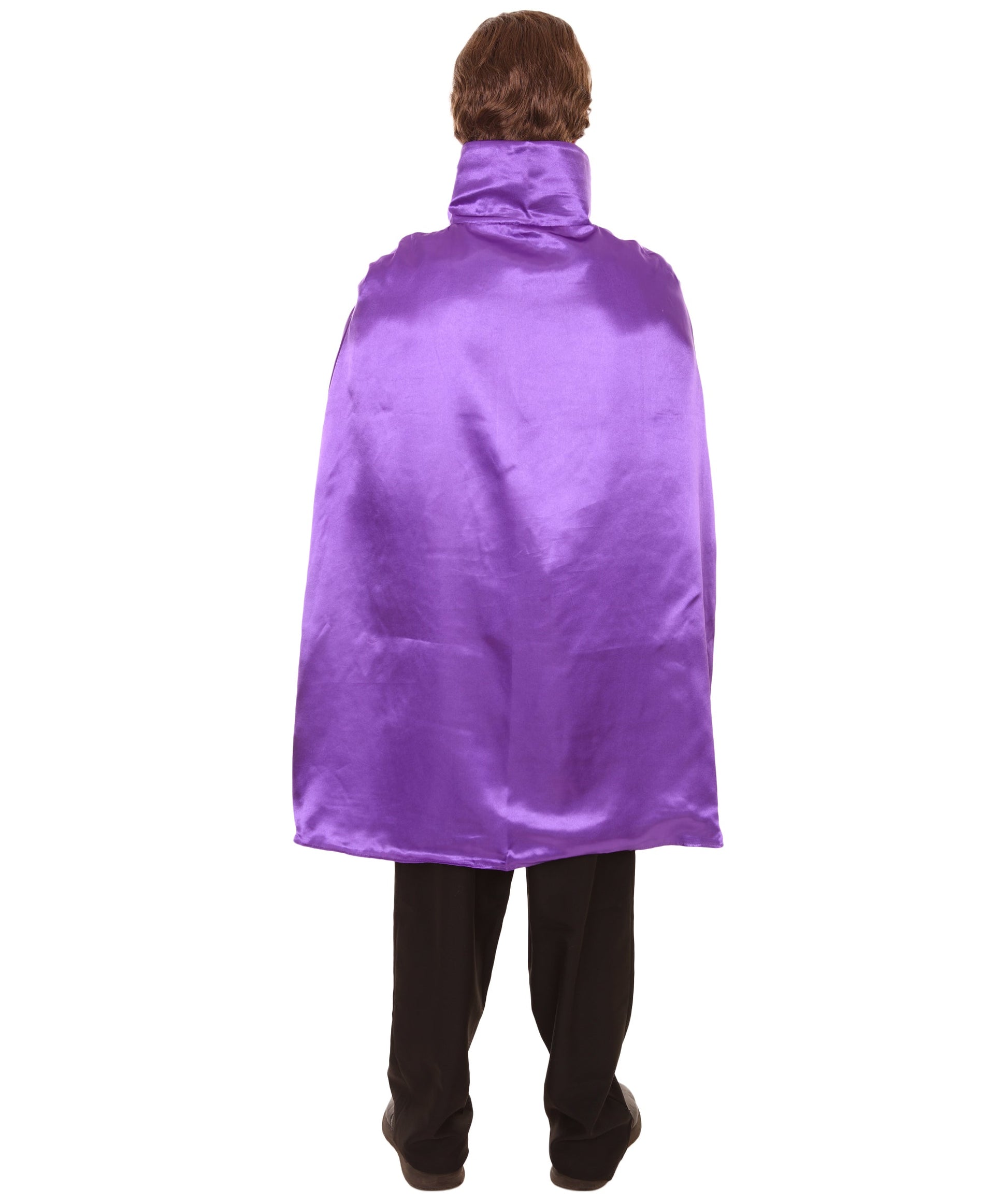 Purple/Black Reversible Vampire Cape Costume