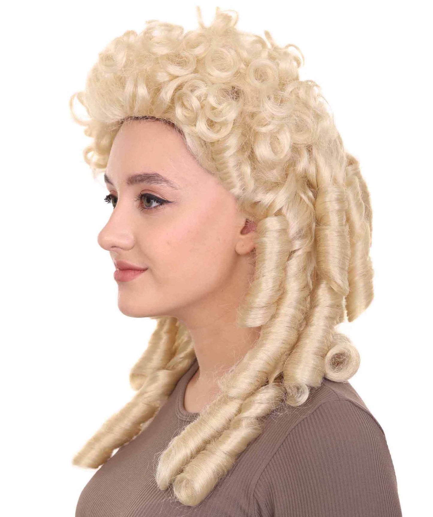 Colonial Lady Curly Wig