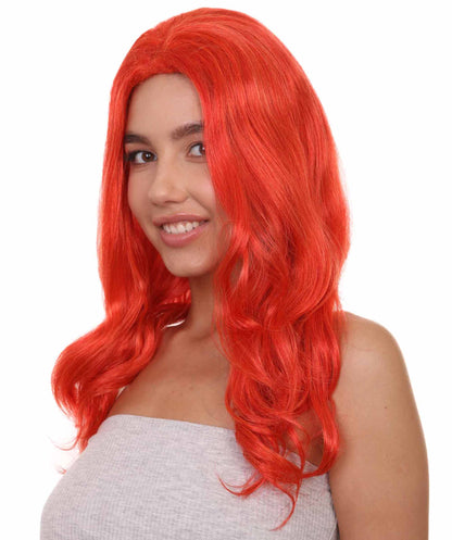 Women's Super Hero Red wigs 