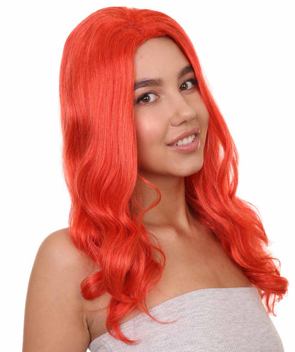 Women's Super Hero Red wigs 