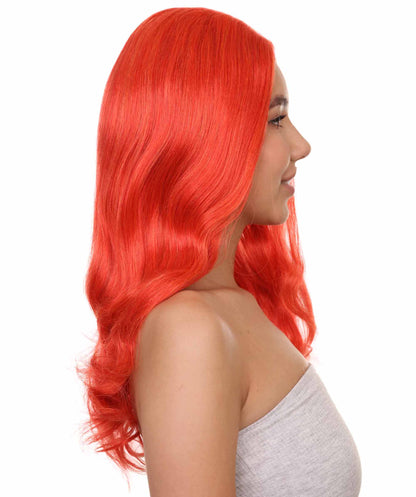 Women's Super Hero Red wigs 