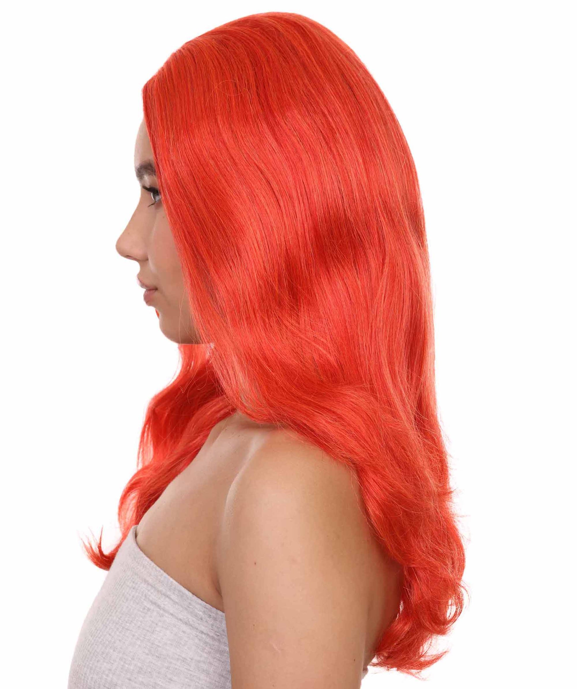 Women's Super Hero Red wigs 