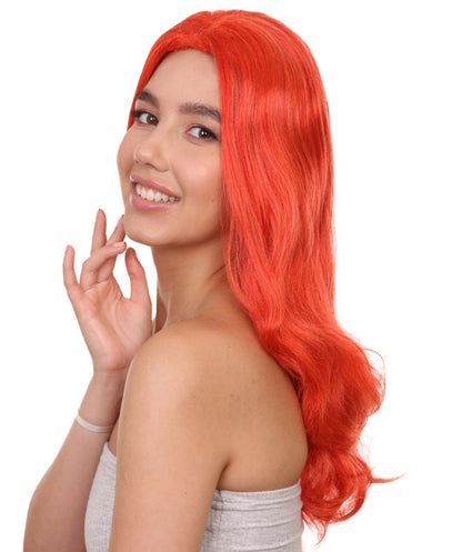 Women's Super Hero Red wigs 