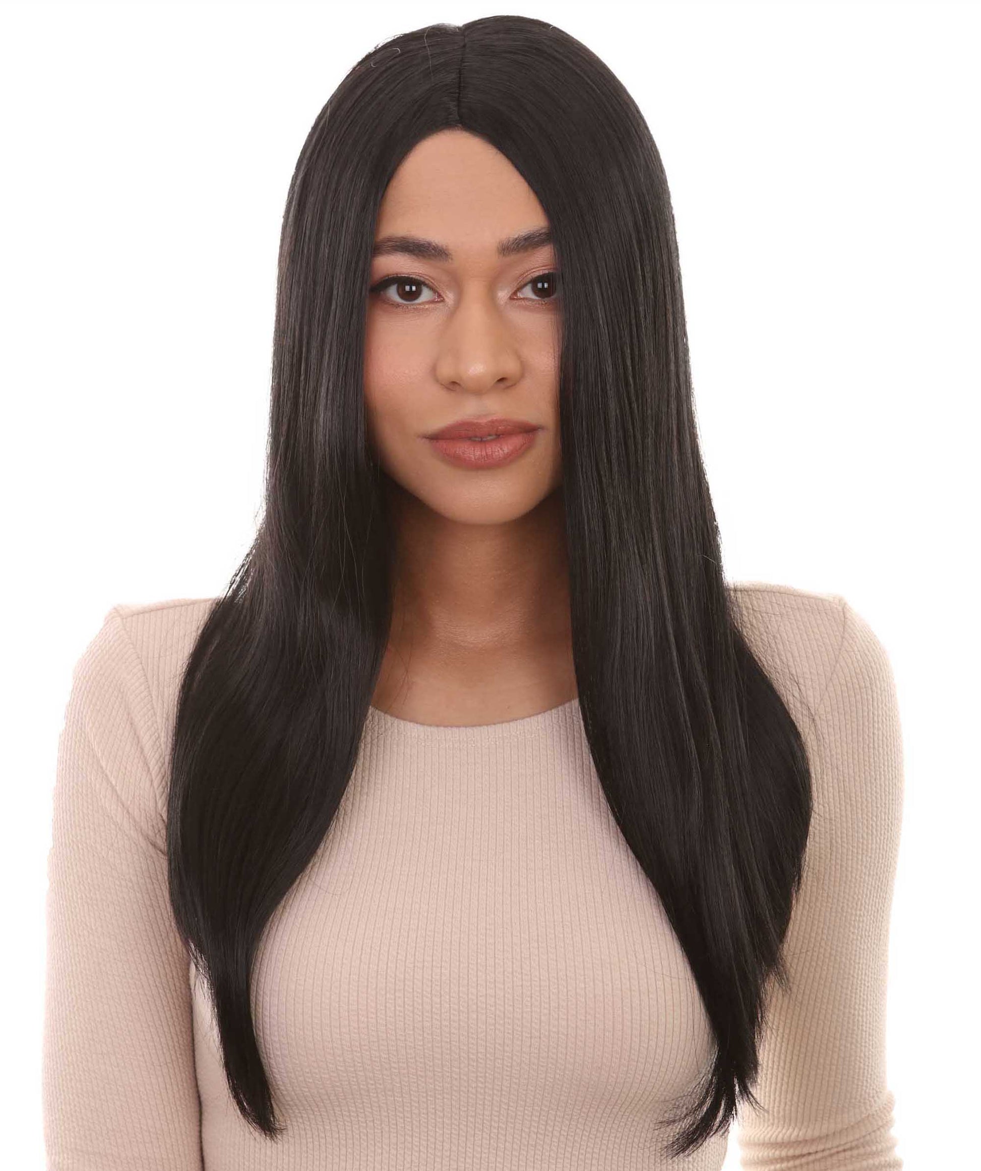  Straight Long Black Wig