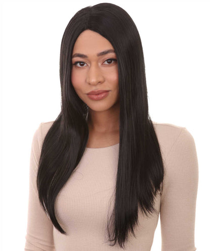  Straight Long Black Wig