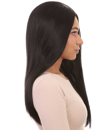  Straight Long Black Wig