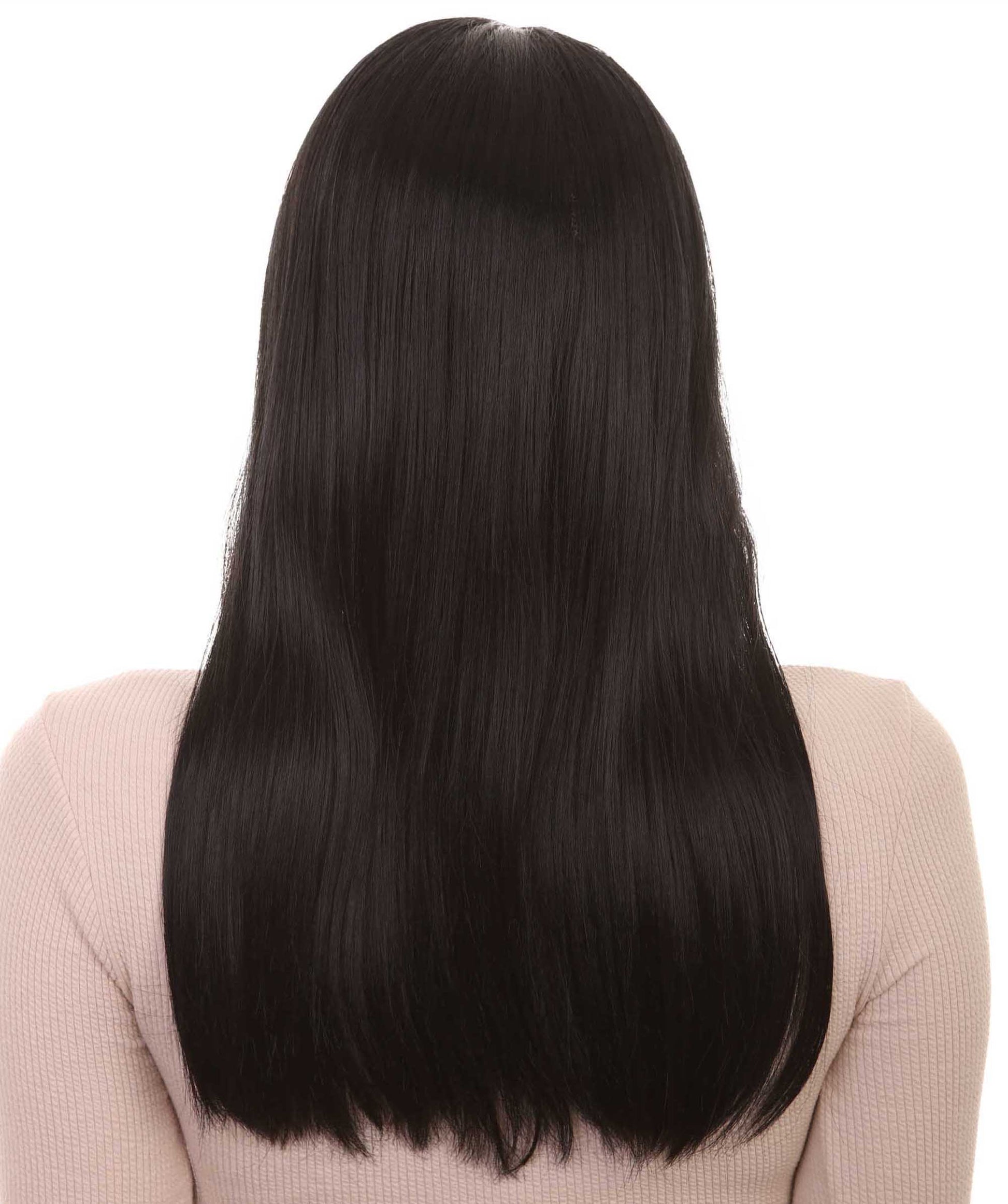  Straight Long Black Wig