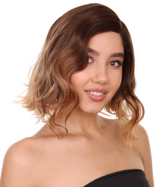 CoCo Women's Shoulder Length Lace Front Wavy With Bangs -  Fashion | Nunique