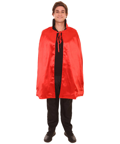 Red/Black Reversible Vampire Cape Costume