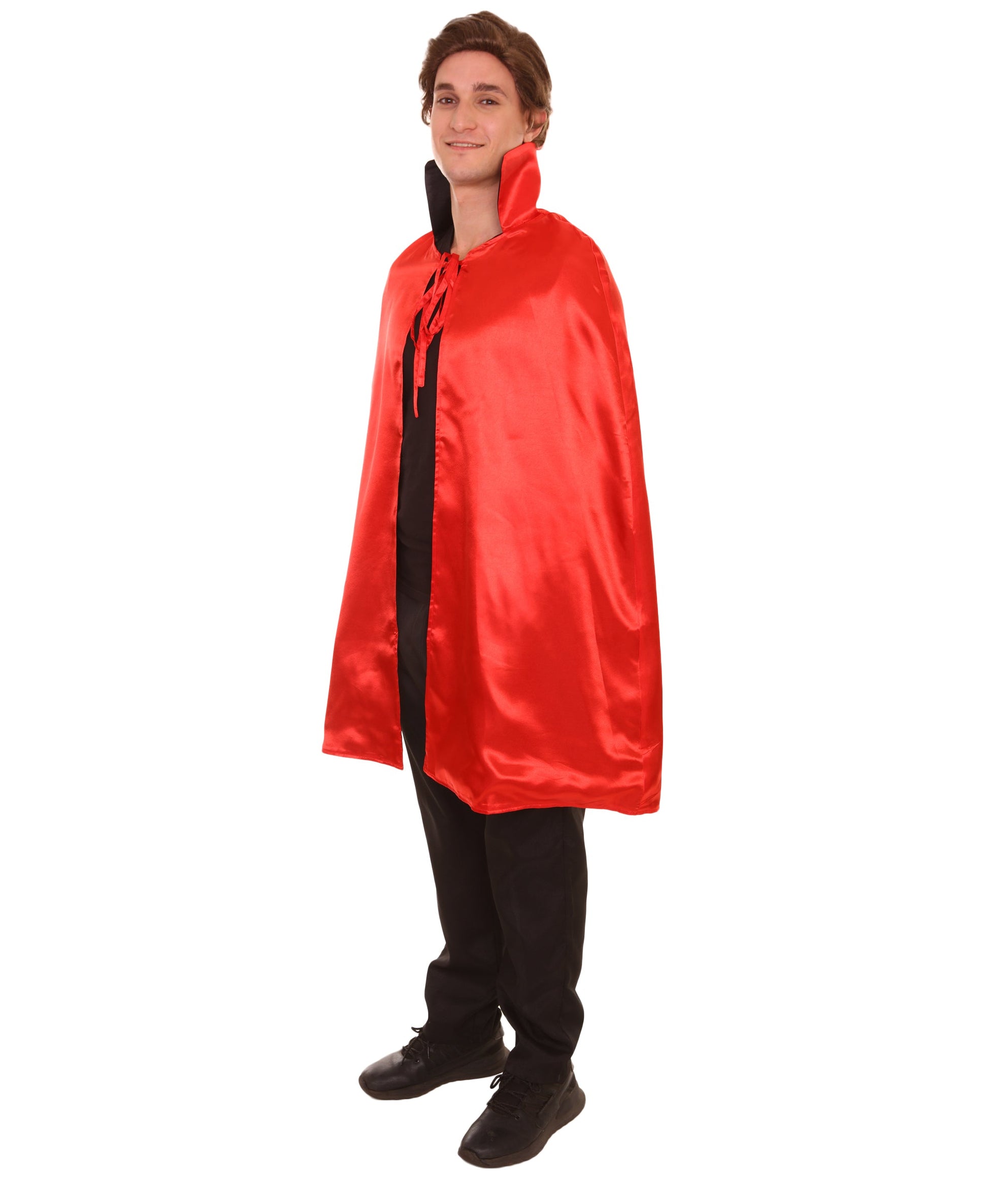 Red/Black Reversible Vampire Cape Costume