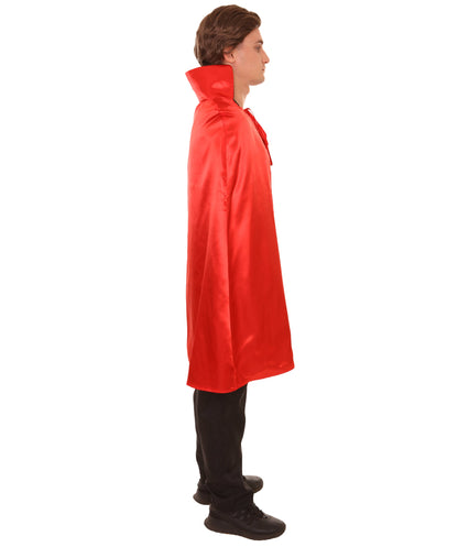 Red/Black Reversible Vampire Cape Costume