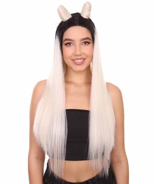 Women's Long Wig with Tight Buns