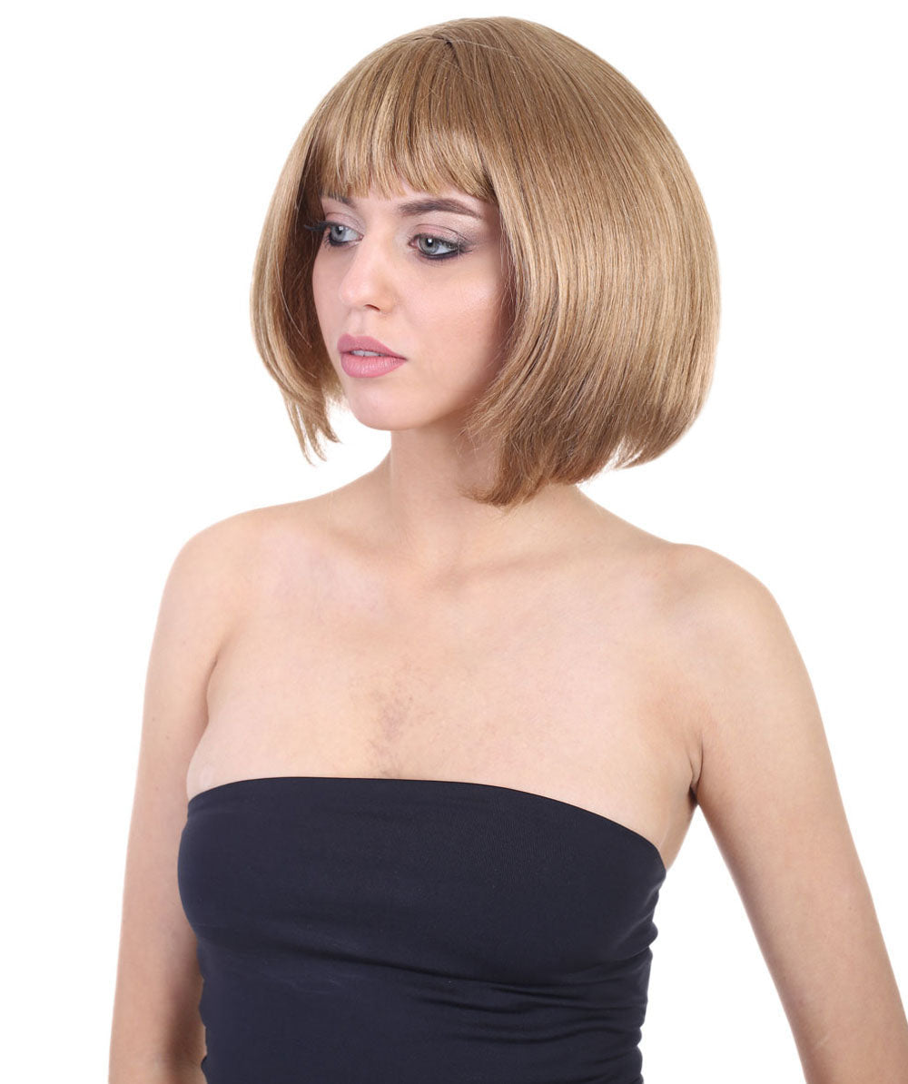 Celebrity Women's Gold Bob wig