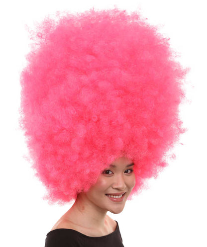  Pink Jumbo Afro Wig