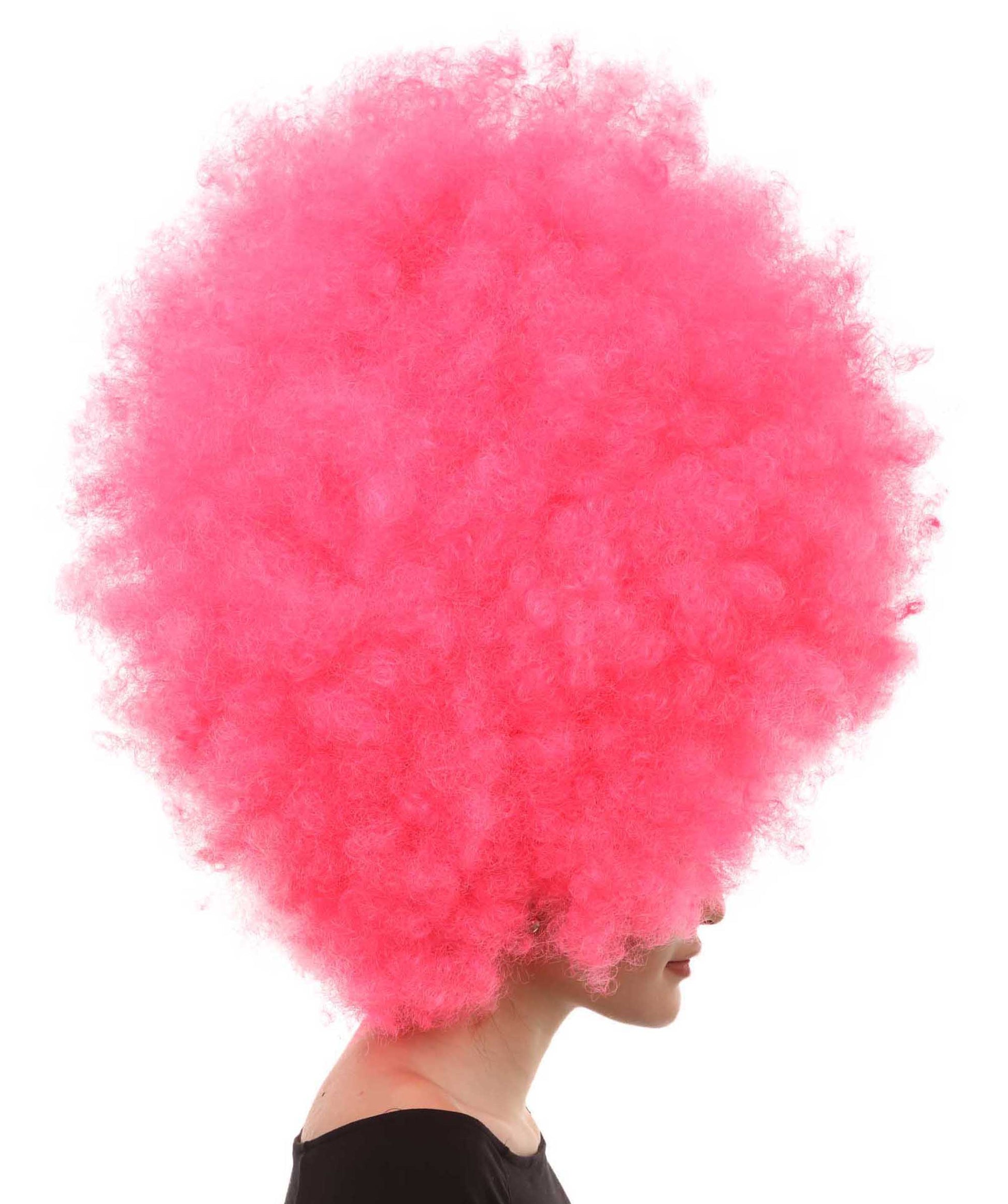  Pink Jumbo Afro Wig