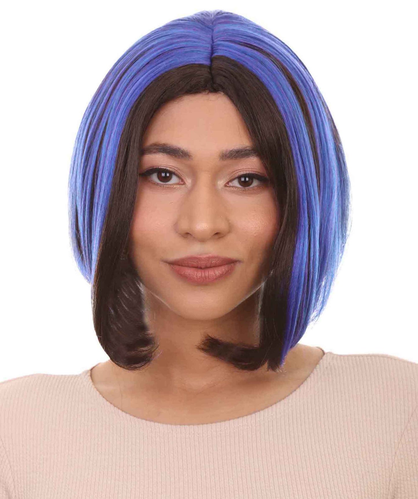 Monster Blue & Black Wig