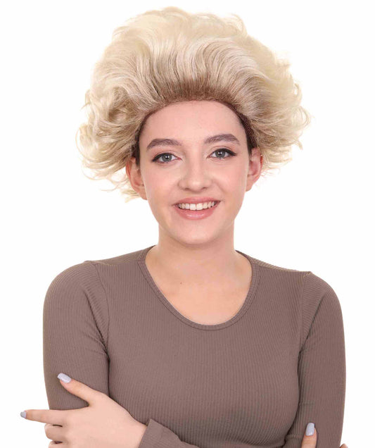 Fancy Blonde Curly Women's Wig
