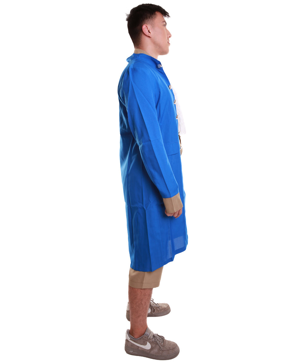 Men's President Historical Costume | Blue Fancy Costume