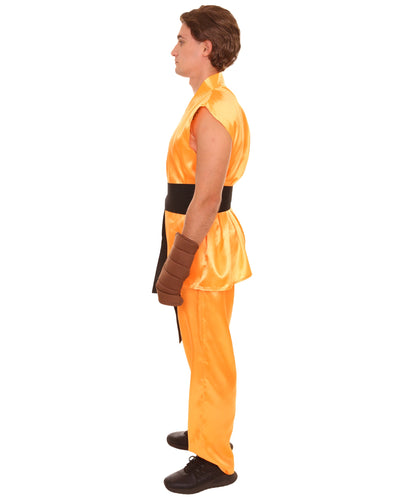 Orange Men's Karate Fancy Costume