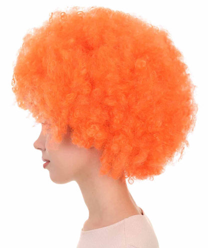 Orange Super Size Jumbo Party Halloween Wig