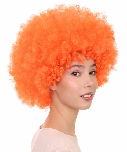 Orange Super Size Jumbo Party Halloween Wig