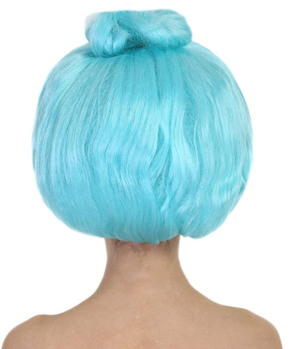 Light Blue Troll Grandma Wig