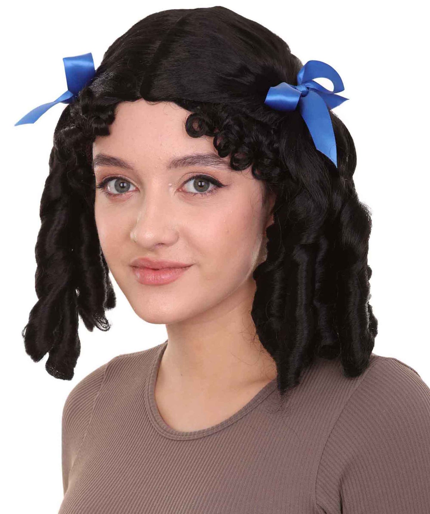 Colonial Lady Black Wig
