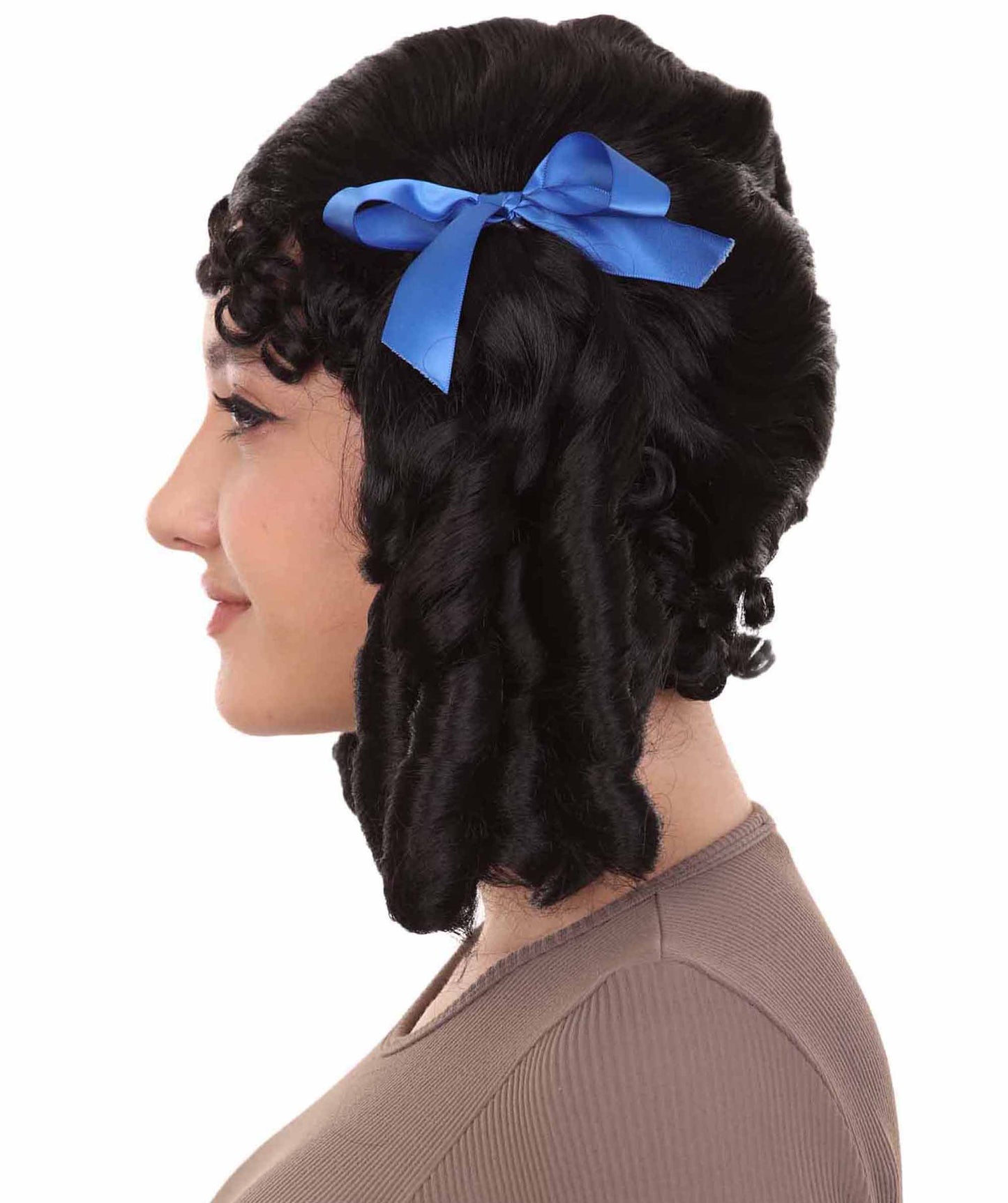 Colonial Lady Black Wig