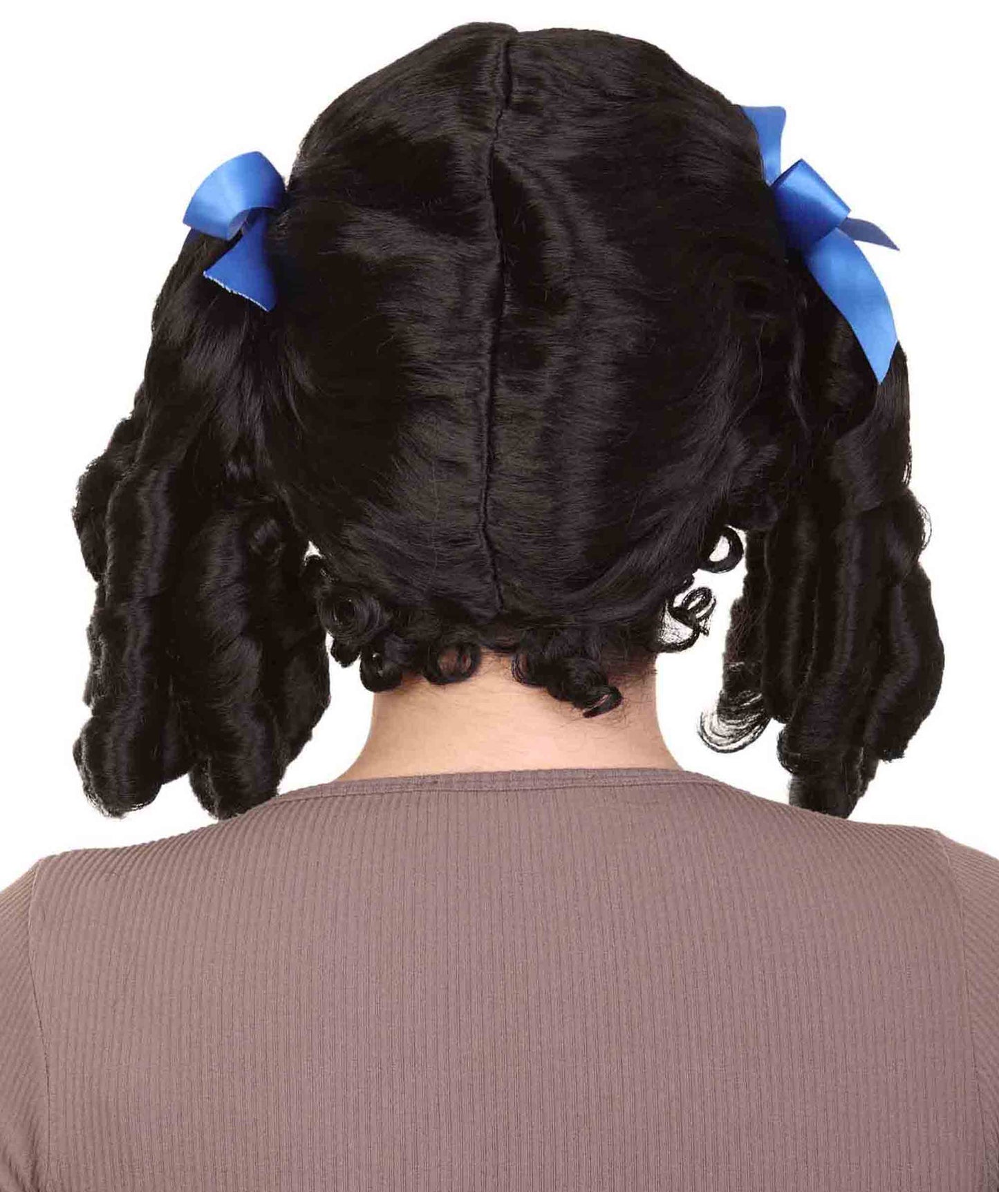 Colonial Lady Black Wig