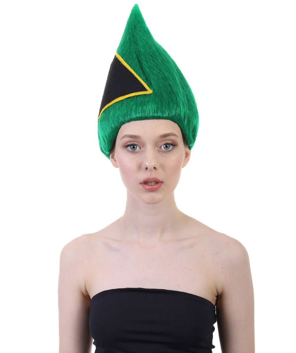 National Pride Green Sport Wig