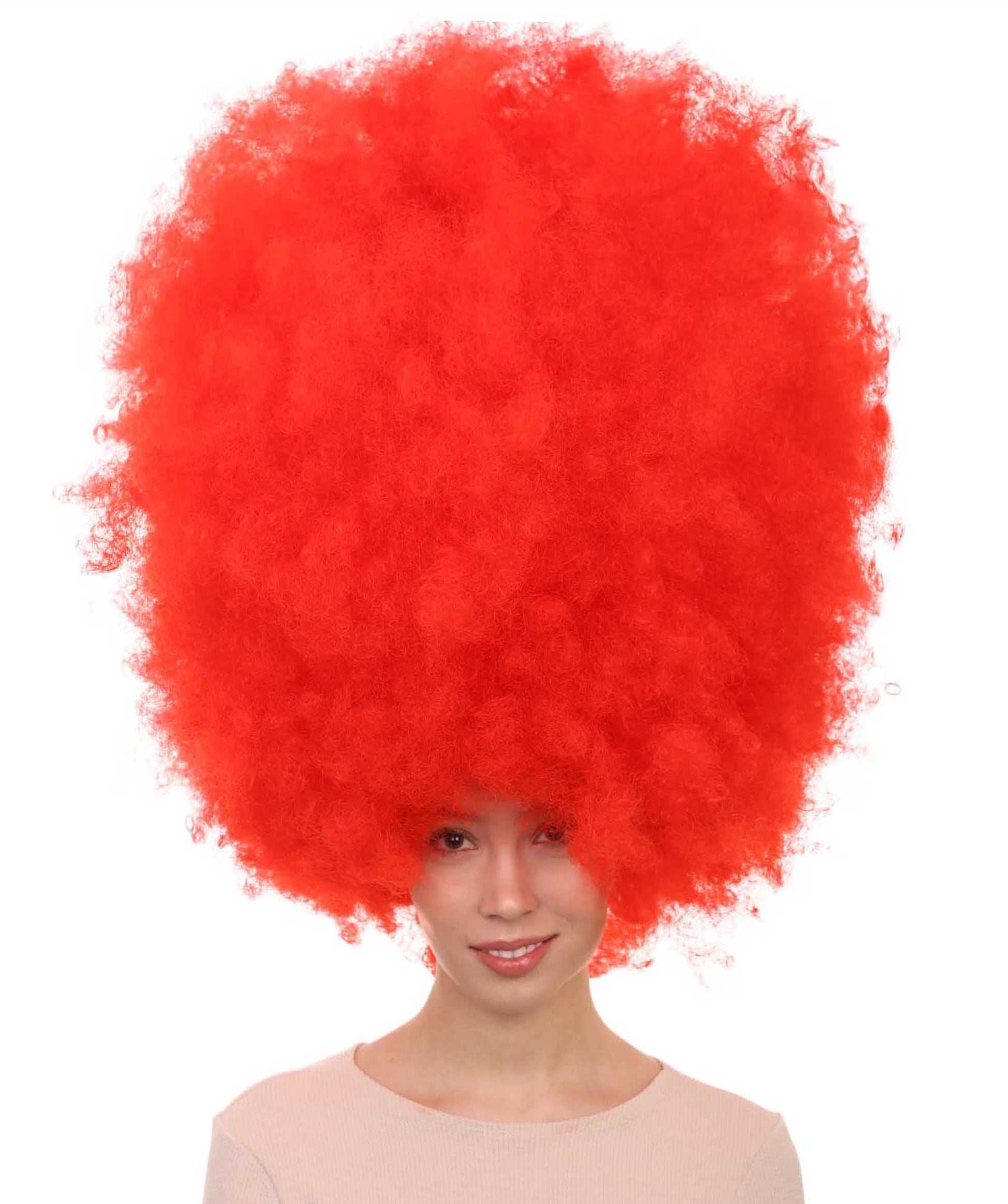  Red Jumbo Afro Wig