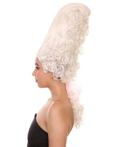 White Rococo Updo Wig