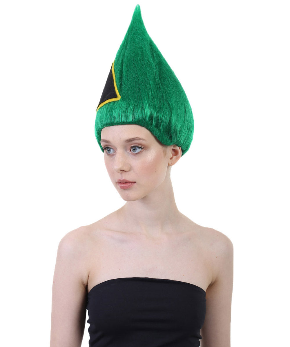 National Pride Green Sport Wig