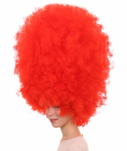  Red Jumbo Afro Wig