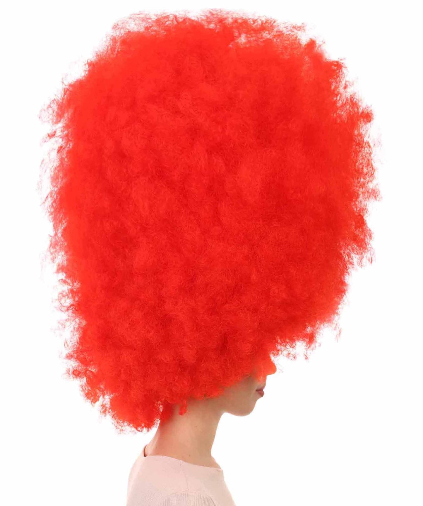  Red Jumbo Afro Wig