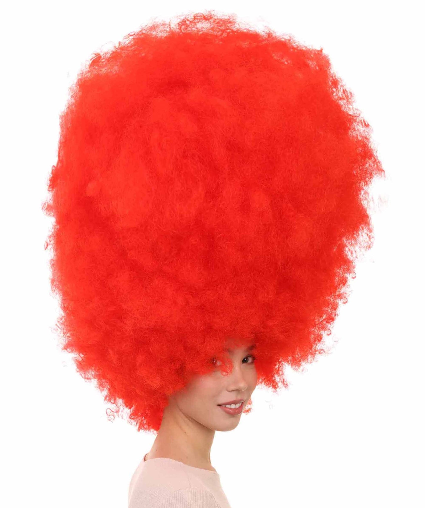  Red Jumbo Afro Wig