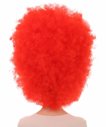  Red Jumbo Afro Wig