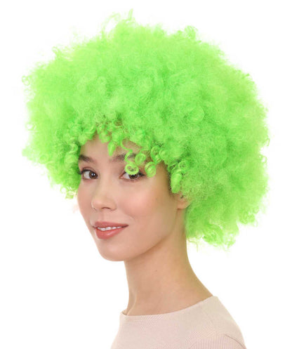 Green Super Size Jumbo Party Halloween Wig