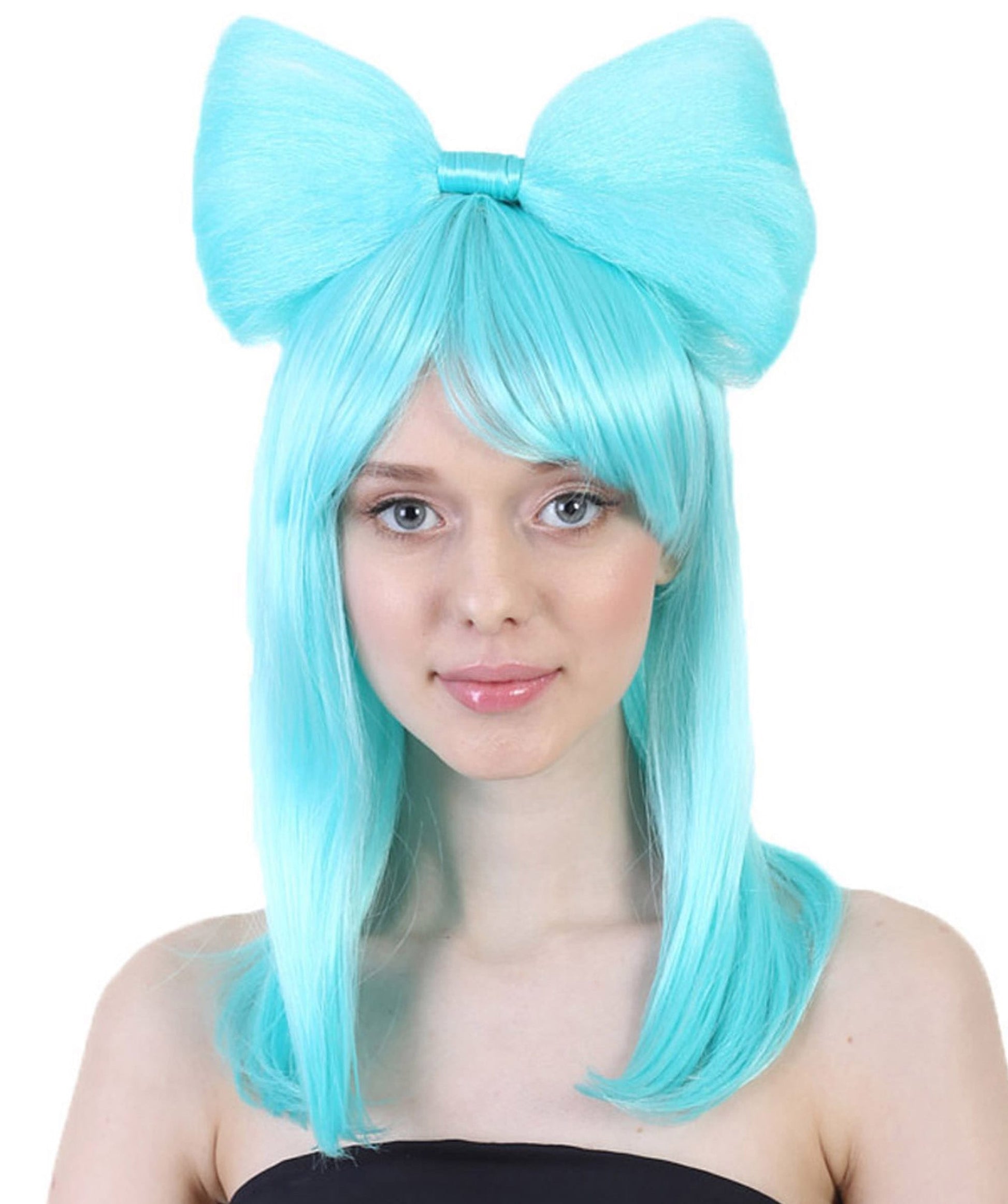 Ligth Blue Long Butterfly Womens Wigs collection