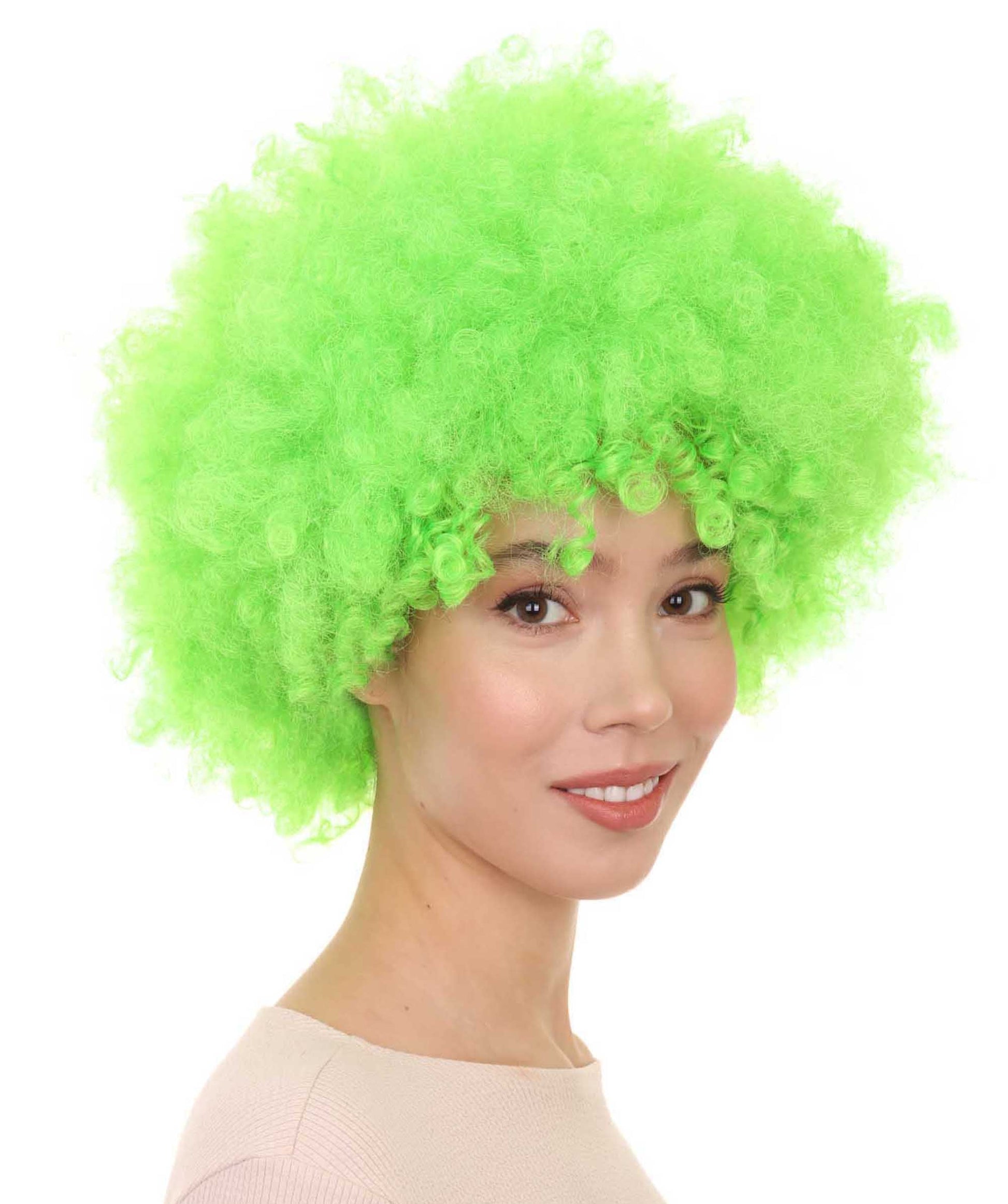 Green Super Size Jumbo Party Halloween Wig