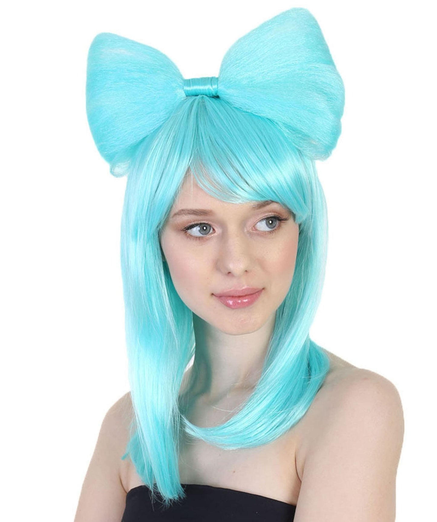 Ligth Blue Long Butterfly Womens Wigs collection