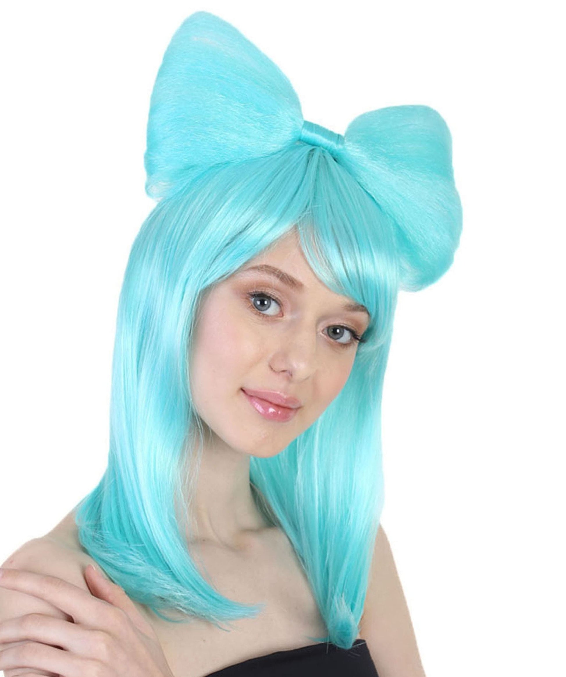 Ligth Blue Insect Character Cosplay Multi Color Halloween Wigs