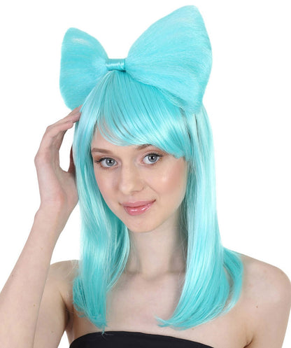 Ligth Blue Long Butterfly Womens Wigs collection