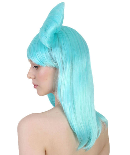 Ligth Blue Long Butterfly Womens Wigs collection